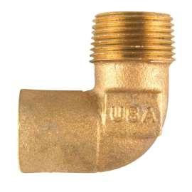 Nibco 3/4 in. Sweat X 3/4 in. D MPT Brass 90 Degree Elbow 1 pk