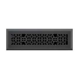 Tru Aire 2 in. H X 12 in. W 1-Way Matte Steel Floor Diffuser