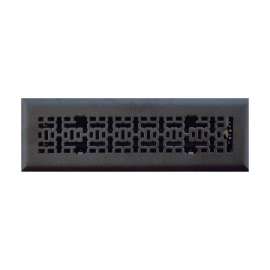 Tru Aire 2 in. H X 12 in. W 1-Way Matte Steel Floor Register