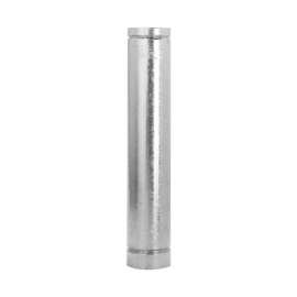Selkirk 4 in. D X 24 in. L Aluminum Round Gas Vent Pipe