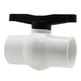 Boshart Industries 3 in. PVC Socket Ball Valve