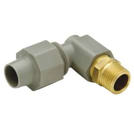 Zurn Qest 1/2 in. CTS X 3/8 in. D MPT Elbow