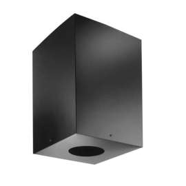 DuraVent DuraPlus 6 in. Galvanized Steel Square Ceiling Support Box