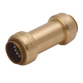 SharkBite 1 in. D X 1 in. D PTC Brass Spring Loaded Check Valve