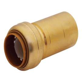 SharkBite Push to Connect 1 in. PTC X 1/2 in. D CTS Brass Fitting Reducer