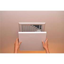 Elima-Draft 1 in. H X 9-1/4 in. W Matte White Steel Register Cover