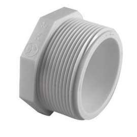 Charlotte Pipe Schedule 40 3/4 in. MPT PVC Plug 1 pk
