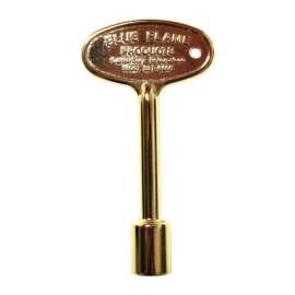 Blue Flame Gold Polished Brass Zinc Gas Valve Key