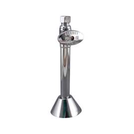 Keeney 1/2 in. Sweat in. X 3/8 in. Compression Brass Shut-Off Valve