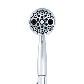 Oxygenics PowerMassage Chrome Metal 5 settings Handheld Showerhead 1.75 gpm