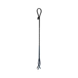 Panacea Black Powder Coated Steel Fireplace Tongs