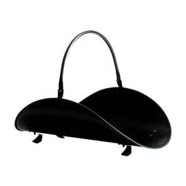 Panacea Black Matte Steel Log Rack