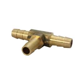 JMF Company Brass 5/16 in. D X 5/16 in. D Tee Connector 1 pk