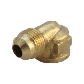 JMF Company 3/8 in. Flare X 1/2 in. D FPT Brass 90 Degree Elbow