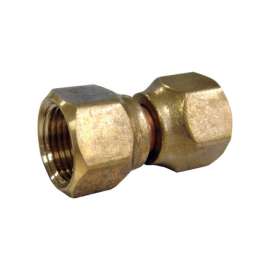 JMF Company 5/8 in. Flare X 5/8 in. D Flare Brass Swivel Connector