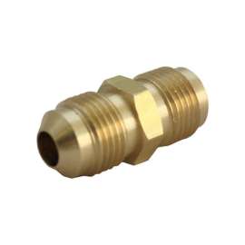 JMF Company 1/4 in. Flare X 1/4 in. D Flare Brass Union