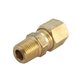 JMF Company 3/16 in. Compression X 1/8 in. D Brass Connector