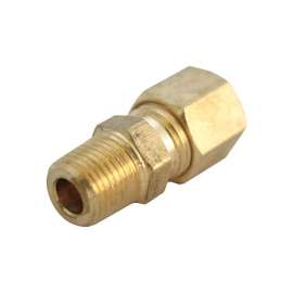 JMF Company 1/2 in. Compression X 3/4 in. D Brass Connector