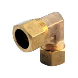 JMF Company 5/8 in. Compression X 3/8 in. D Compression Brass 90 Degree Elbow