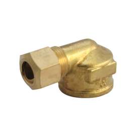 JMF Company 1/2 in. Compression X 3/8 in. D FPT Brass 90 Degree Elbow