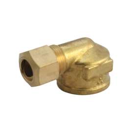 JMF Company 5/8 in. Compression X 1/2 in. D FPT Brass 90 Degree Elbow