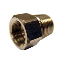 JMF Company 3/8 in. Male Compression X 7/16 in. D Female Compression Brass Adapter
