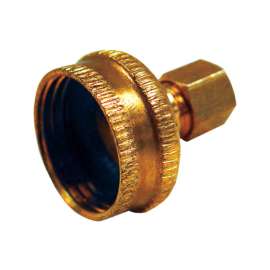 JMF Company Brass 3/4 in. D X 1/4 in. D Adapter 1 pk
