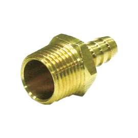 JMF Company Brass 1/8 in. D X 1/4 in. D Adapter 1 pk