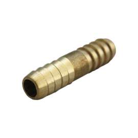 JMF Company Brass 1/4 in. D X 1/4 in. D Coupling 1 pk