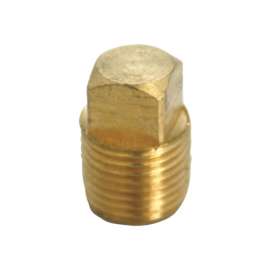 JMF Company 1/8 in. MPT Brass Square Head Plug