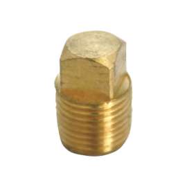 JMF Company 3/8 in. MPT Brass Square Head Plug