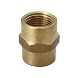 JMF Company 1/2 in. FPT X 1/8 in. D FPT Brass Reducing Coupling