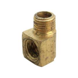 JMF Company 1/8 in. FPT X 1/8 in. D MPT Brass 90 Degree Street Elbow