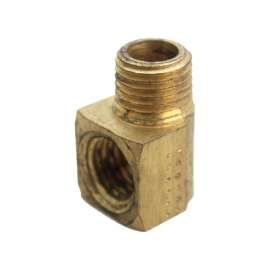 JMF Company 1/4 in. FPT X 1/4 in. D MPT Brass 90 Degree Street Elbow