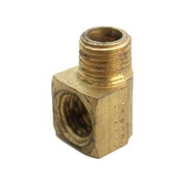 JMF Company 3/8 in. FPT X 3/8 in. D MPT Brass 90 Degree Street Elbow