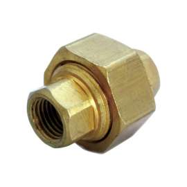 JMF Company 1/4 in. FPT X 1/4 in. D FPT Brass Union