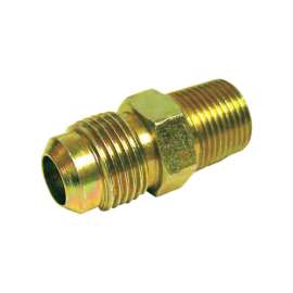 JMF Company 1/4 in. Flare X 3/8 in. D MPT Brass Connector