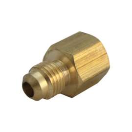 JMF Company 1/4 in. Flare X 1/2 in. D FPT Brass Connector
