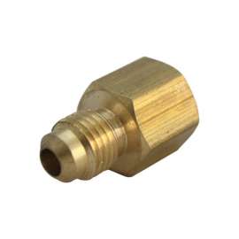 JMF Company 5/16 in. Flare X 1/8 in. D FPT Brass Adapter