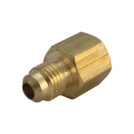 JMF Company 5/16 in. Flare X 1/4 in. D FPT Brass Adapter