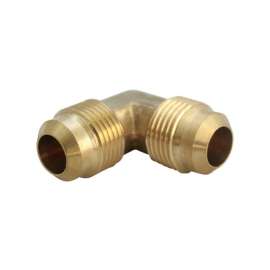JMF Company 1/4 in. Flare X 1/4 in. D Flare Brass 90 Degree Elbow