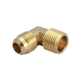 JMF Company 3/8 in. Flare X 3/4 in. D MPT Brass 90 Degree Elbow