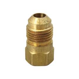 JMF Company 3/8 in. Flare X 1/2 in. D FIP Brass Adapter