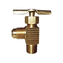 JMF Company 1/4 in. FPT X 1/8 in. FPT Brass Shut-Off Valve