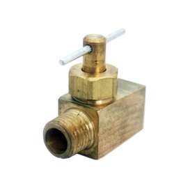 JMF Company 1/4 in. 1/4 in. Brass Needle Valve