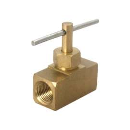 JMF Company 1/8 in. 1/8 in. Brass Needle Valve