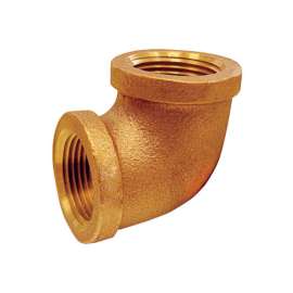 JMF Company 3/8 in. FPT X 3/8 in. D FPT Brass 90 Degree Elbow