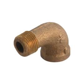 JMF Company 1/8 in. FPT X 1/8 in. D MPT Brass 90 Degree Street Elbow
