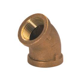 JMF Company 3/4 in. FPT X 3/4 in. D FPT Brass 45 Degree Elbow