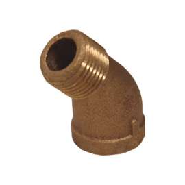 JMF Company 3/4 in. FPT X 3/4 in. D MPT Brass 45 Degree Street Elbow